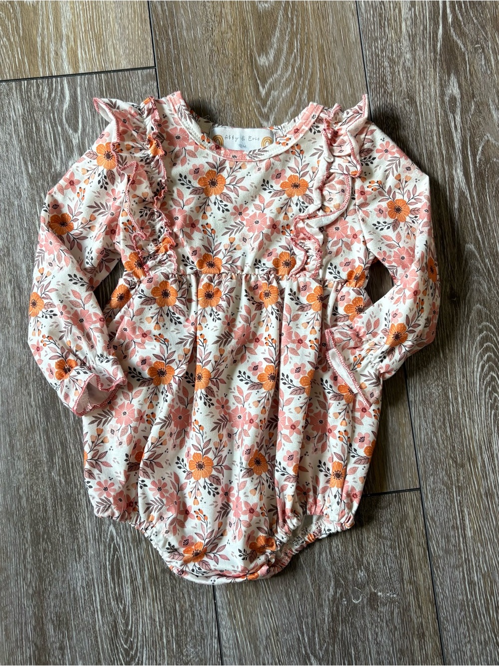 Abby & Evie Floral Romper